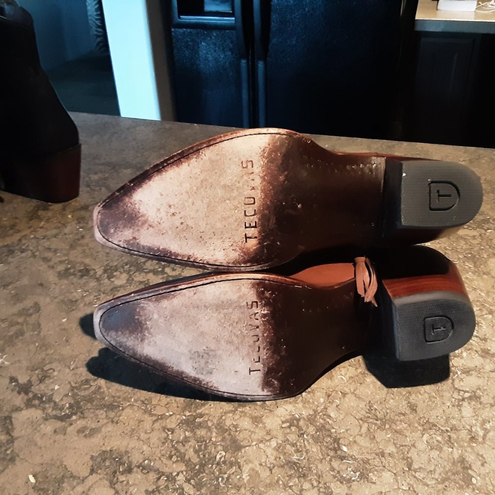 Tecovas "Daisy" Ankle boots 3 pairs Black/Brown/ Tan Suede - Picture 5 of 7